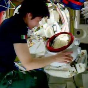 Uzaydan T&uuml;rkiye'ye mesaj g&ouml;nderdi