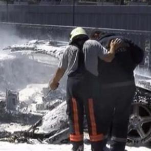 Mezarlık ziyaretindeki aileye b&uuml;y&uuml;k şok