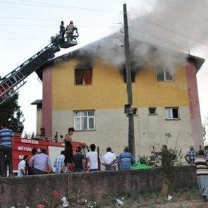 Yatılı Kur'an kursunda yangın paniği