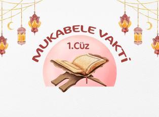 C&uuml;z c&uuml;z Kur'an-ı Kerim Hatmi: Ramazan mukabelesi 1. g&uuml;n!