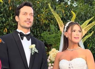 Feyyaz Şerifoğlu ve Merve Dinçkol dünyaevine girdi! Düğünde gözyaşlarını tutamadı
