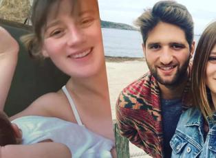 Gizem Karaca’dan kızıyla birlikte ilk aile pozu geldi: Leyla Yaz 40 günlük oldu!