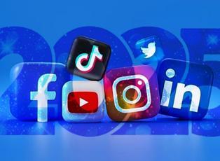 2025'te T&uuml;rkiye'de en &ccedil;ok kullanılan sosyal medya platformları belli oldu!