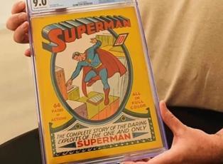 D&uuml;nyada kalan 100 kopyadan biri! Superman'in ilk &ccedil;izgi romanı rekor fiyata satıldı