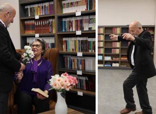 47 yıllık eşine Sevgililer G&uuml;n&uuml; s&uuml;rprizi yaptı