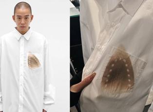 Sosyal medya bunu konuşuyor: '&Uuml;t&uuml; yanığı' baskılı g&ouml;mleğin fiyatı şaşkına &ccedil;evirdi