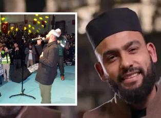 Celal Karat&uuml;re'nin 3 bin kişiye ilahi s&ouml;ylediği anlar! Herkesi mest etti