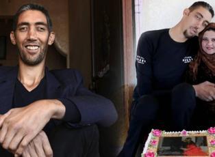 D&uuml;nyanın en uzun adamı Sultan K&ouml;sen'den eski eş itirafı: Onu &ccedil;ok seviyordum!