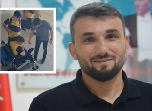 M&uuml;d&uuml;r yardımcısı engelli &ouml;ğrenciyi sırtında taşıdı!