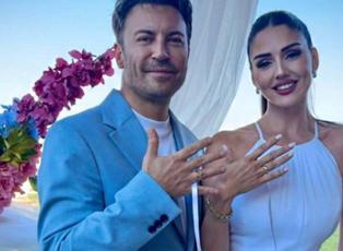 &Uuml;nl&uuml; oyuncu Tolga G&uuml;le&ccedil; &Ouml;yk&uuml; Cengiz ile nikah masasına oturdu!