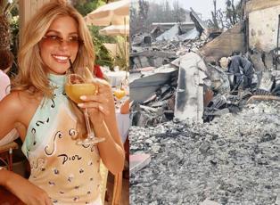 Evi yangında k&uuml;le d&ouml;nm&uuml;şt&uuml;! &Uuml;nl&uuml; model Ashley Paige, kafasını toplamak i&ccedil;in T&uuml;rkiye&rsquo;yi se&ccedil;ti