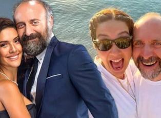 Berg&uuml;zar Korel'den Halit Ergen&ccedil;'in termos takıntısına eğlenceli g&ouml;nderme