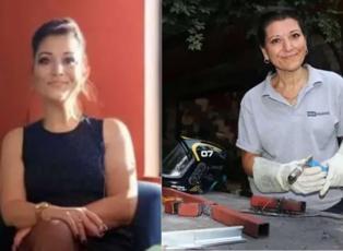 Takım elbise ve topuklu ayakkabıyla ayrıldı: Kaynak&ccedil;ı &uuml;niformasıyla d&ouml;nd&uuml;