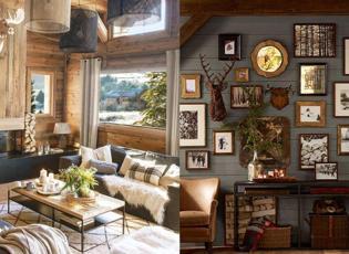 Dağ evlerinden ilham alan bir kış stili: Chalet 