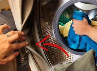 Çamaşır makinenizde küf oluşumuna neden oluyor!Bunu yok etmek için çamaşır makinesinin içine...