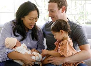 Mark Zuckerberg'in en mutlu günü! Üçüncü kez baba oldu! Kızına verdiği isim...
