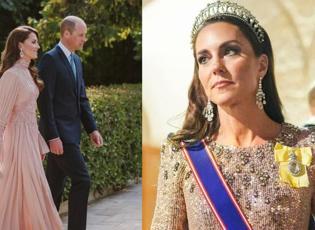 Kate Middleton Ürdün Veliahtının düğününde gelinden rol çaldı! Güzelliğiyle hayran bıraktı