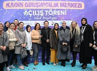 8 Mart'ta anlamlı açılış! "Kadın Girişimcilik Tuzla Belediyesi Merkezi" kadınlara umut oldu!