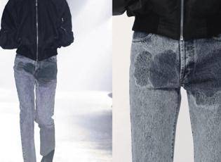 Dünyaca ünlü markanın 25 bin liralık idrar lekeli pantolonu olay oldu!