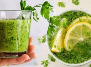 Damar açıyor diye bardak bardak içiyorlar: Maydanoz-limon kürü yapıyorsanız dikkat!