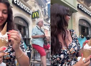 Malta'da sokak müzisyeninden Türk turiste jest! Tarkan'ın Şımarık şarkısı söyledi