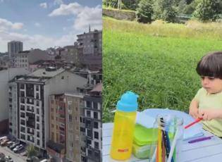 Çocukları için İstanbul’dan Rize’ye taşınan ailenin videosu viral oldu!