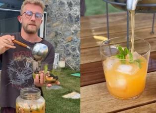 MasterChef Tahsin'den içinizi serinletecek şeftalili limonata tarifi!
