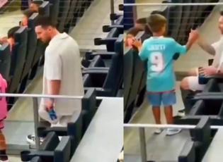 Luis Suarez’in oğlu Messi'ye selam vermedi geçti annesinin engeline yakalandı!