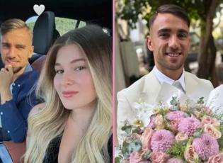 Milli futbolcu Yunus Akgün'den nişan sürprizi! Tuğçe Alaca ile ilk adım