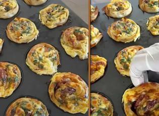 Bir &ccedil;ırpıda hazırlayın: Sucuklu pratik lavaş b&ouml;reği tarifi