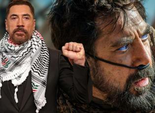 Emmy Ödülleri'ne damga vurdu! Oscarlı oyuncu Javier Bardem'den Filistin'e destek