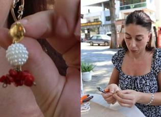 Hobisini mesleğe dönüştürdü! Damla Ataş’ın el emeği takıları büyük ilgi görüyor