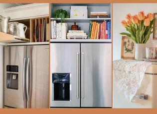 Hem işlevsel hem şık: Buzdolabınızın üstünü nasıl dekore edersiniz?