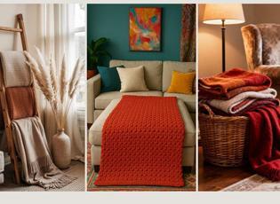 Basit ancak etkili: Kanepede battaniye kullanımının en şık yolları!