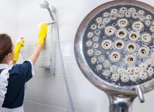 Duş başlığındaki kireçten 5 dakikada kurtulun! 