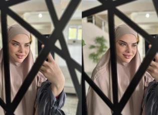 Sihirli Annem'in 'Tuğçe'si' Damla Ersubaşı Umre'ye gitti! Başörtülü fotoğrafları beğeni topladı