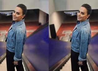 Ebru Gündeş'ten otel koridorunda unutulmaz performans! Sosyal medyayı salladı