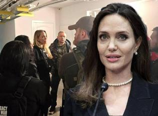 Angelina Jolie’nin Ukrayna ziyaretinde şok olay: Şoförü zorla askere alındı!