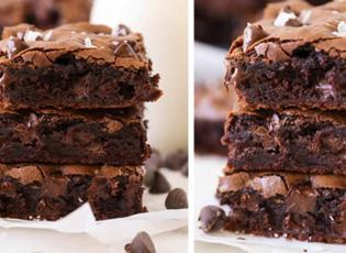 Ne tereyağı ne kalıp çikolata! 4 malzemeli brownie tarifi