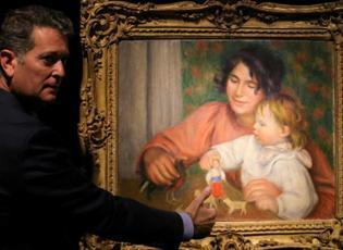 Renoir'in daha önce görülmeyen 130 yıllık tablosu rekor fiyata satıldı!