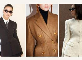 Kusursuz ve feminen bir sil&uuml;et: Bel vurgulu blazer ceketler sahnede!