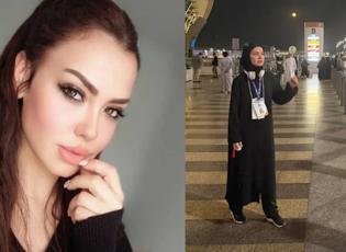 Sağlık sorunları yaşayan şarkıcı Lara Umre'ye gitti! O anları duygusal notla paylaştı