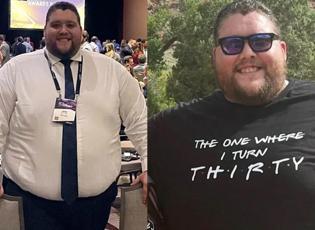 Kendi y&ouml;ntemiyle 68 kilo vererek bambaşka birine d&ouml;n&uuml;şt&uuml;! İşte uyguladığı y&ouml;ntem...