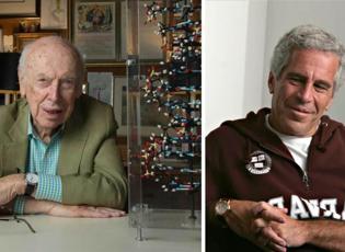 Nobel &ouml;d&uuml;ll&uuml; James Watson'ın Epstein'ın evinde fotoğrafları ortaya &ccedil;ıktı!