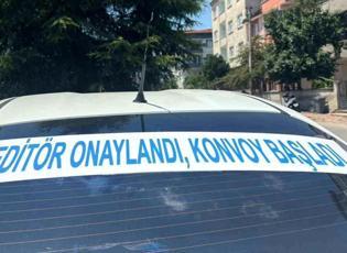 Ezber bozan d&uuml;ğ&uuml;n konvoyu! "Babam haber yapar, ben manşet olurum!" 