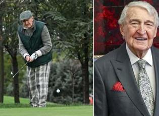 Rahmi Ko&ccedil;, golf turnuvasında sahaya &ccedil;ıktı
