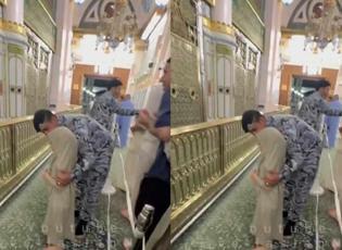 Medine&rsquo;de minik Havva&rsquo;nın duygulandıran ziyareti: Peygamberim, sana İstanbul&rsquo;dan selam getirdim