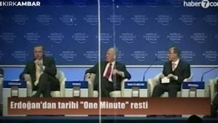 Erdoğan'dan tarihi "One Minute" resti