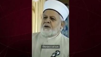 Tahir B&uuml;y&uuml;kk&ouml;r&uuml;k&ccedil;&uuml; Hocaefendi&rsquo;nin Peygamberimiz (SAS)'e olan muhabbeti