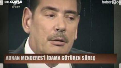 Adnan Menderes'i idama g&ouml;t&uuml;ren s&uuml;re&ccedil;: Aydın Menderes anlattı